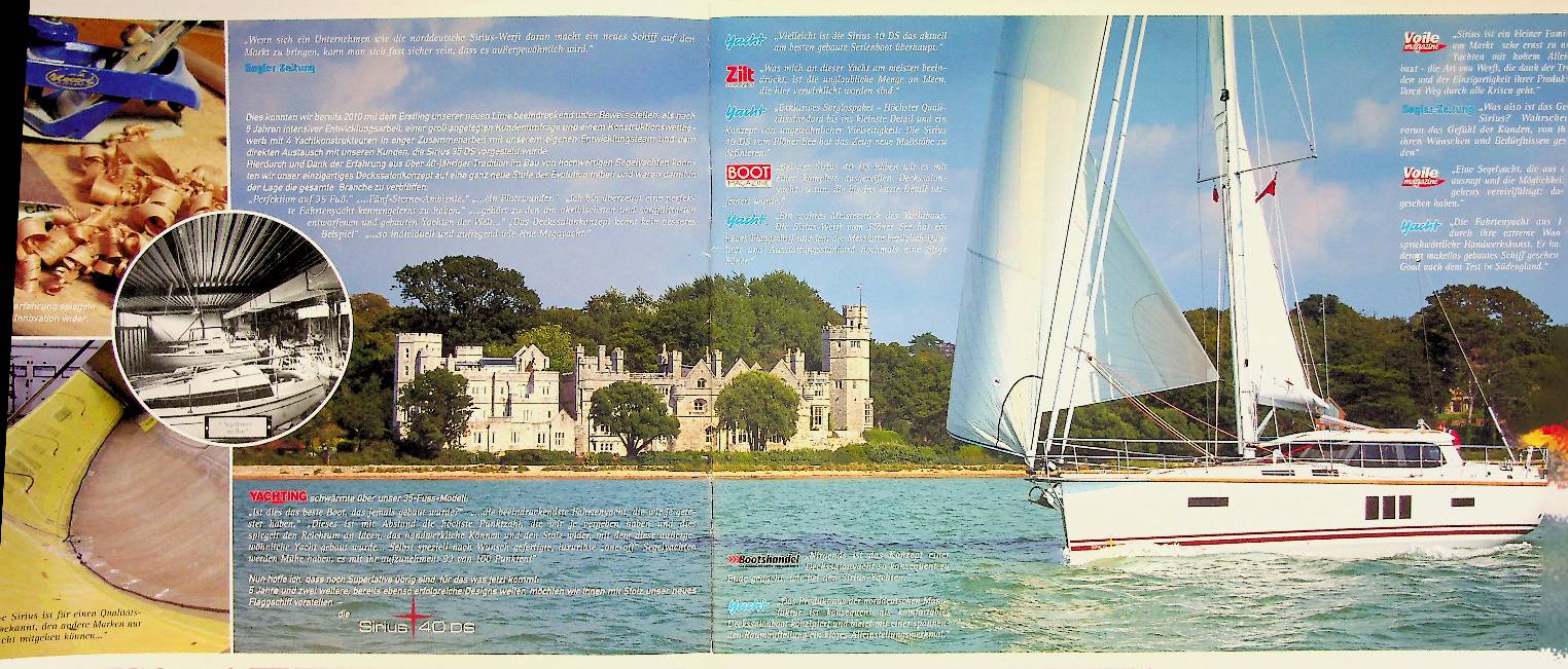 Original Brochure Sirius 40 DS Webshop Nautiek Nl Nautiek Nl