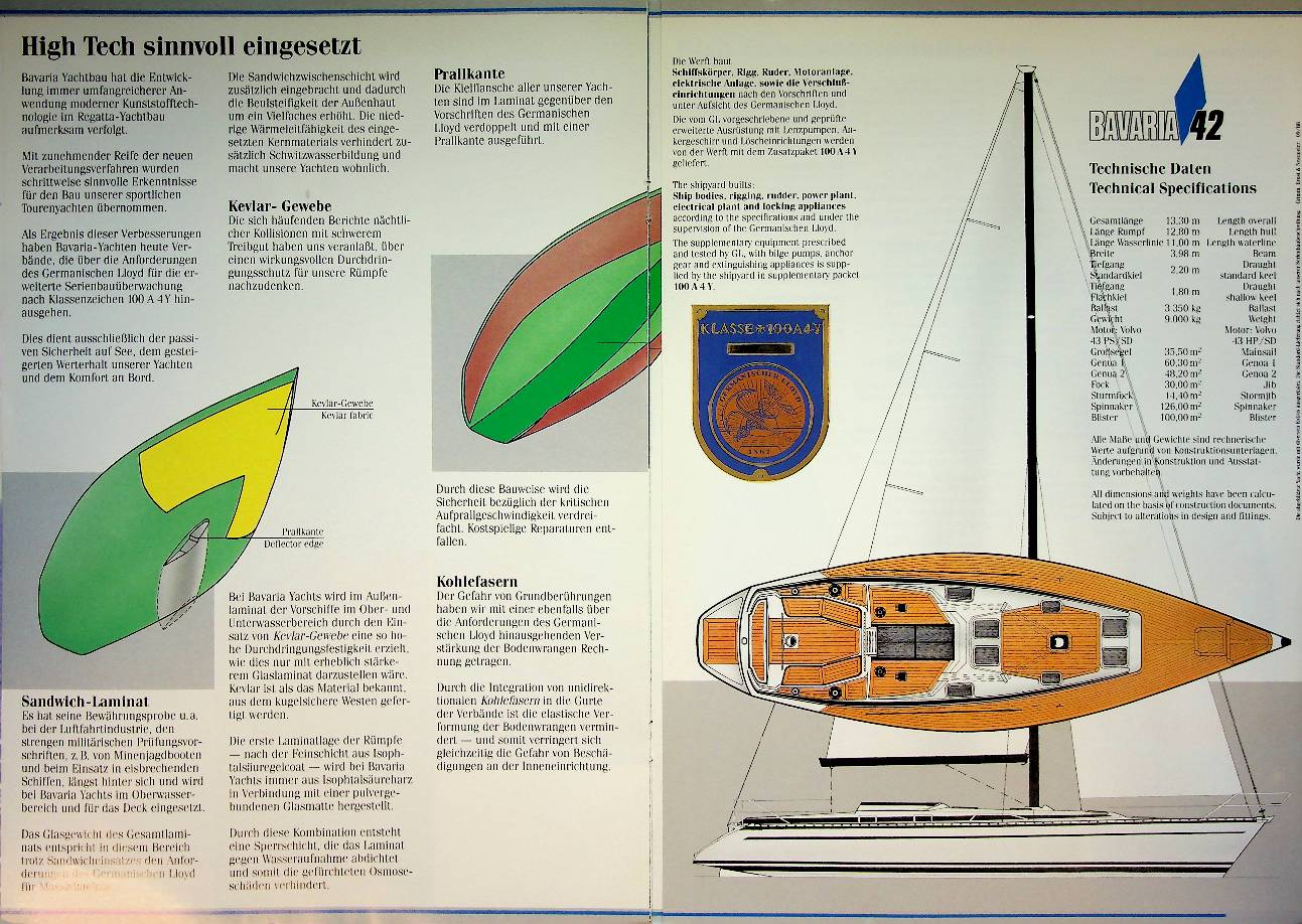 Original Brochure Bavaria Sailing Boat Webshop Nautiek Nl