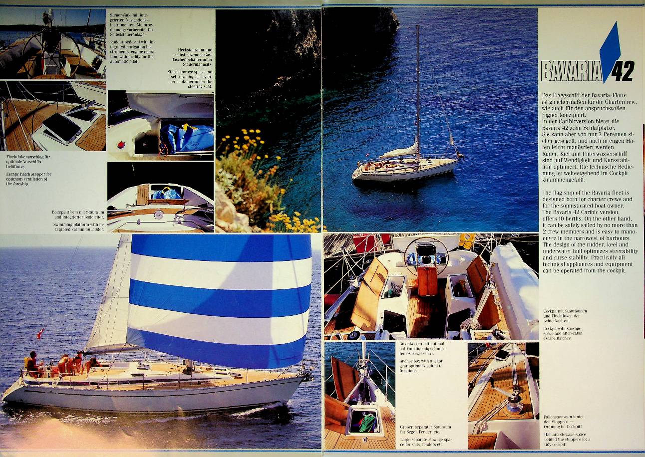 Original Brochure Bavaria Sailing Boat Webshop Nautiek Nl