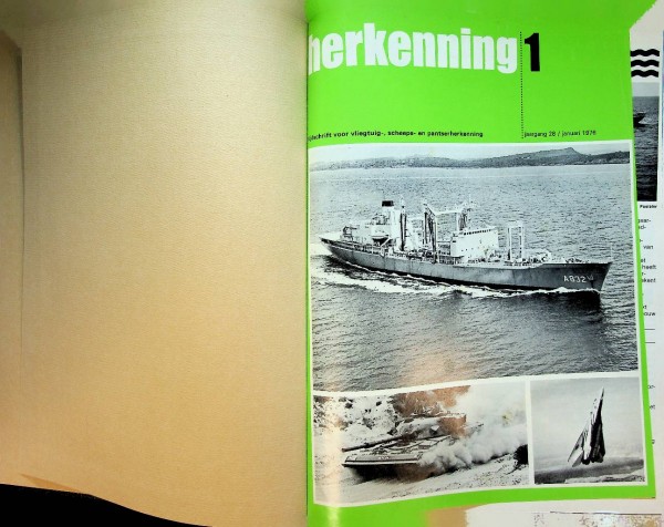 Ingebonden tijdschriften Herkenning 1976 tot Juli 1986 compleet in 2 delen | Webshop Nautiek.nl