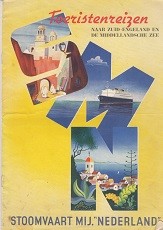 Brochure Toeristenreizen Stoomvaart Maatschappij Nederland