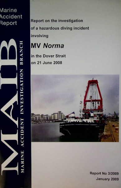 Report investigation MV Norma