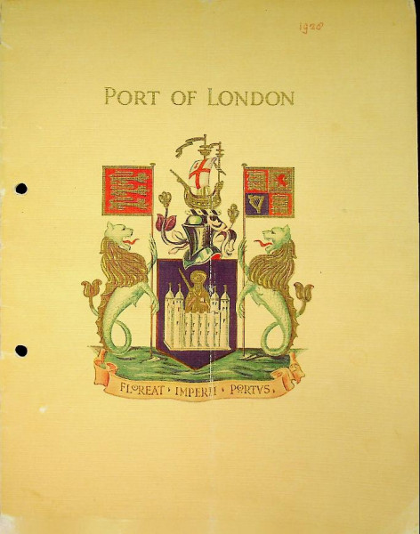 Port of London 1928