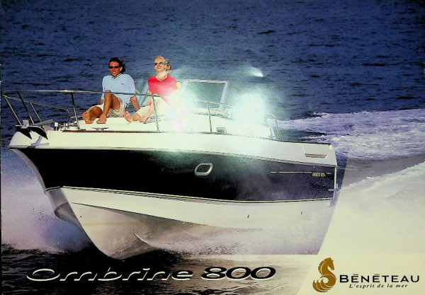 Original Yacht Brochure Ombrine 800