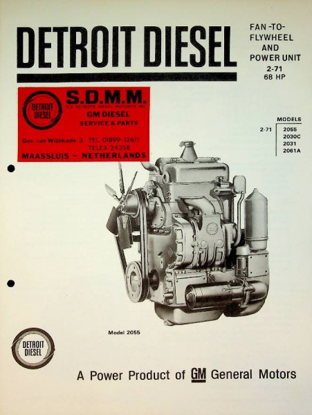 Brochure Detroit Diesel, fan to flywheel and power unit