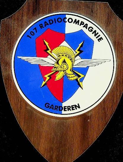 Wapenschildje 107 Radiocompagnie Garderen
