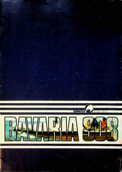 Original brochure Bavaria 808