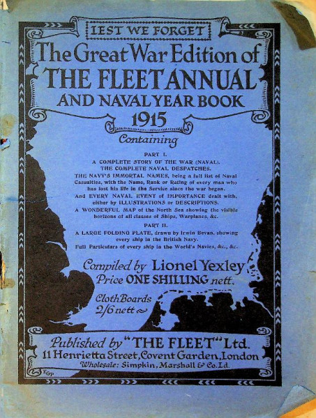 The Great War Edition of the Fleet Annual and Naval Yearbook 1915