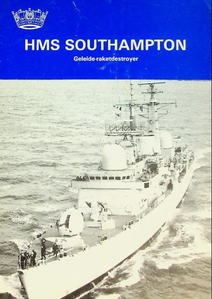 Brochure HMS Southampton, geleide raketdestroyer
