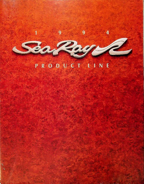 Original Brochure Sea Ray Product Line 1994