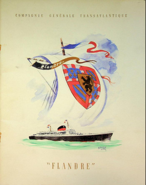 Brochure Compagnie Generale Transatlantique Flandre
