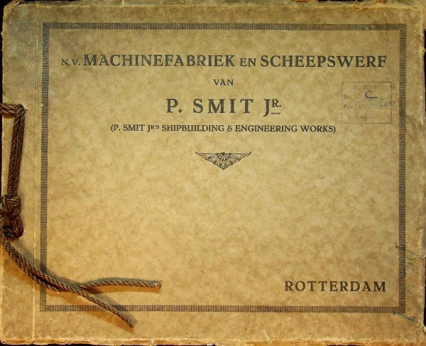 Brochure N.V. Machinefabriek en Scheepswerf van P. Smit Jr.