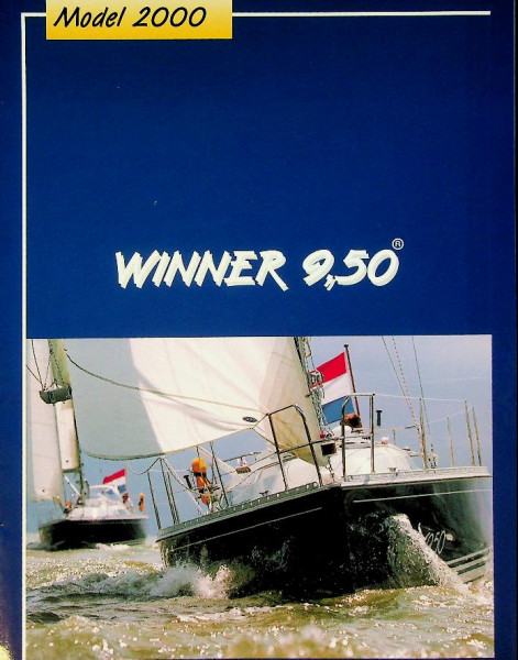 Original brochure Winner 9,50 Model 2000 Sailing Yacht