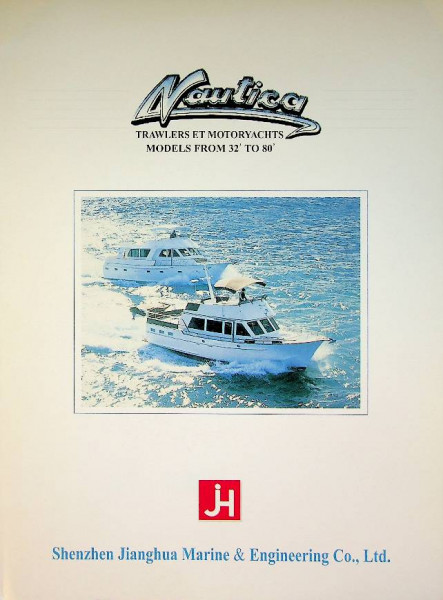 Original brochure Nautica, trawlers and motoryachts