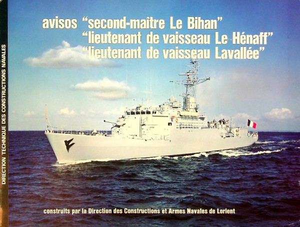 Brochure Avisos ''Second Maitre Le Bihan, Lieutenant de Vaisseau le Henaff et Lavallee''