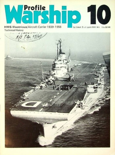 Profile Warship 10, Hms Illustrious/ Aircraftcarrier 1939-1956 | Webshop Nautiek.nl
