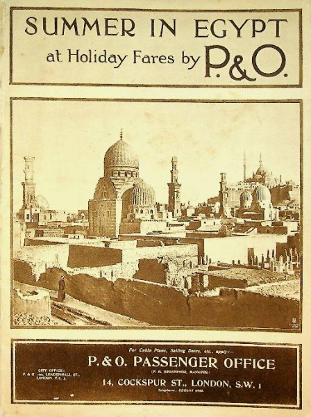 Brochure P&O Summer in Egypt | Webshop Nautiek.nl