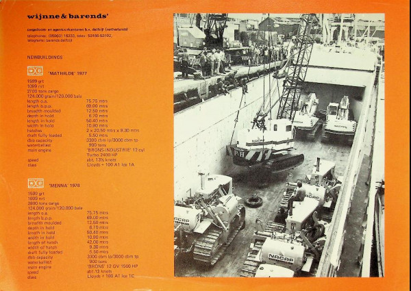 Brochure Wijnne en Barends 1976