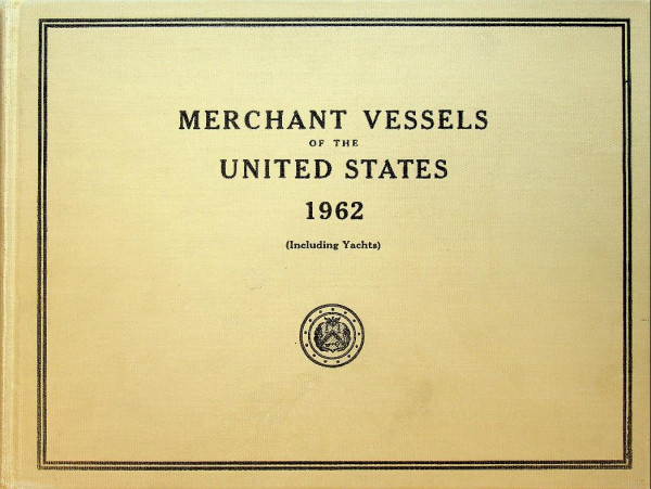 Merchant Vessels of the United States 1962