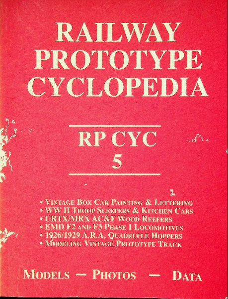 Railway Prototype Cyclopedia RP CYC 5