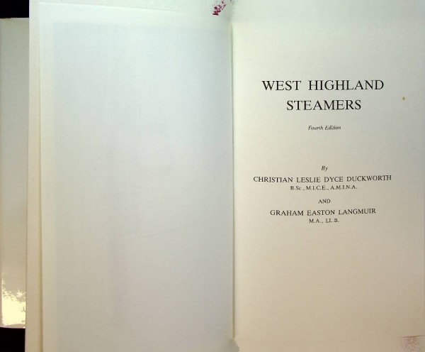 West Highland Steamers