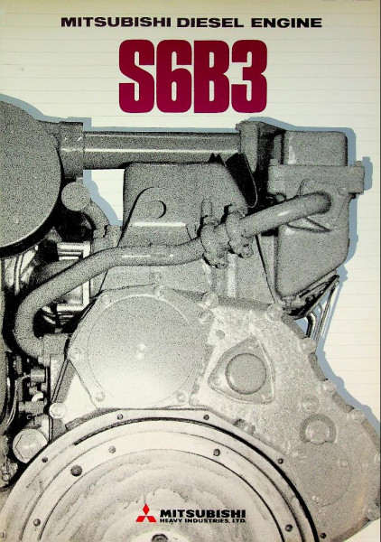 Original brochure Mitsubishi Diesel Engine S6B3