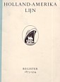 Holland-Amerika Lijn register 1873-1954