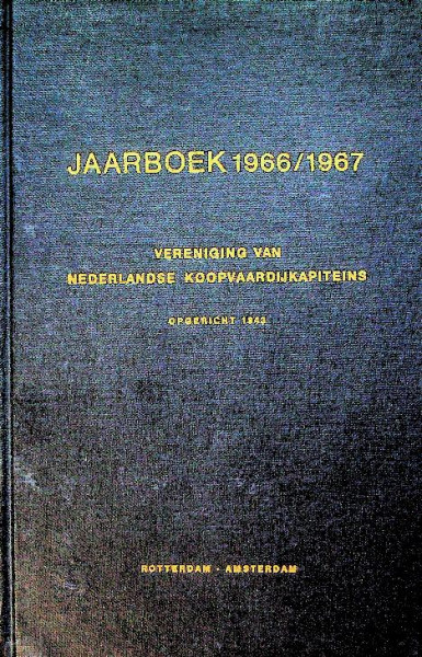 Jaarboek Vereniging van Nederlandse Koopvaardijkapiteins