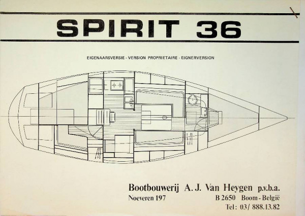 Brochure Spirit 36 sail yacht