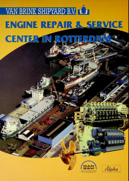 Brochure van Brink Shipyard engine repair