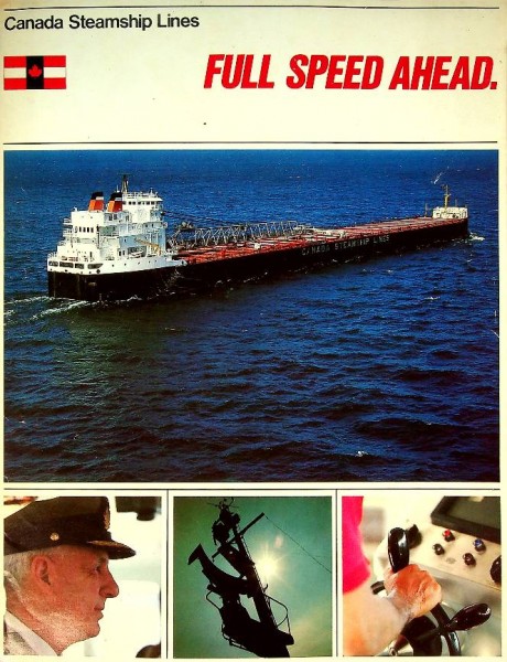 Brochure Canada Steamship Lines, Full Steam Ahead | Webshop Nautiek.nl
