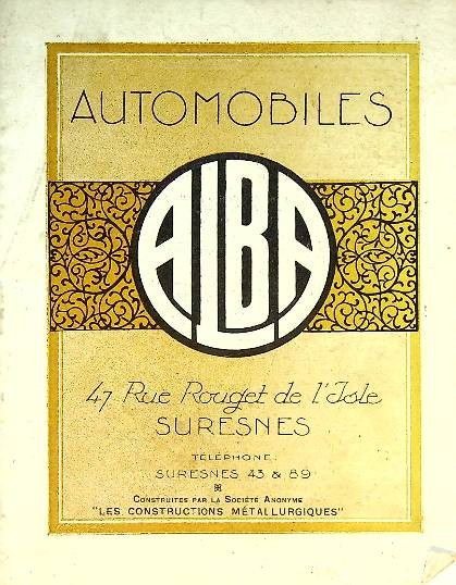 Brochure Alba Automobiles | Webshop Nautiek.nl
