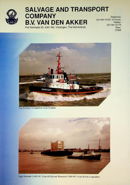 Brochure Salvage and Transport Company B.V. van den Akker