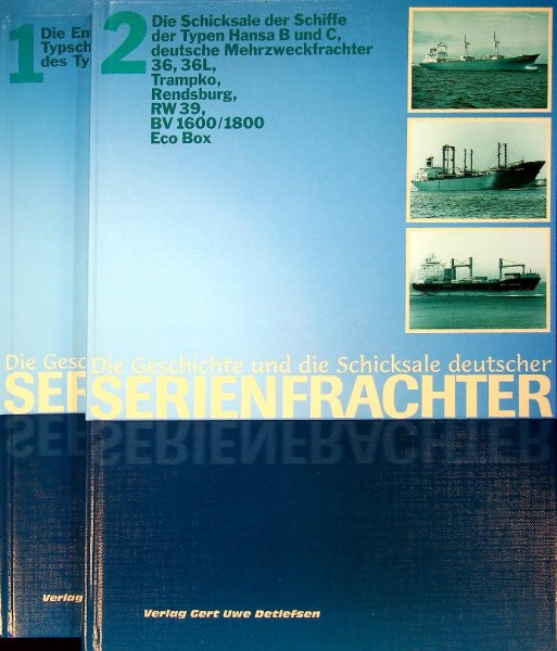 Die Geschichte und die Schicksale deutscher Serienfrachter (2 volumes)