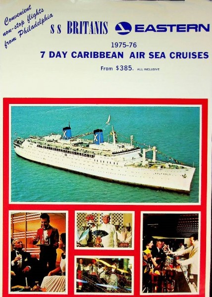 Set brochures cruising ss Amerikanis 1976