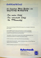 Kybertronik - Original Brochure Barracudas Motorjachten 1991