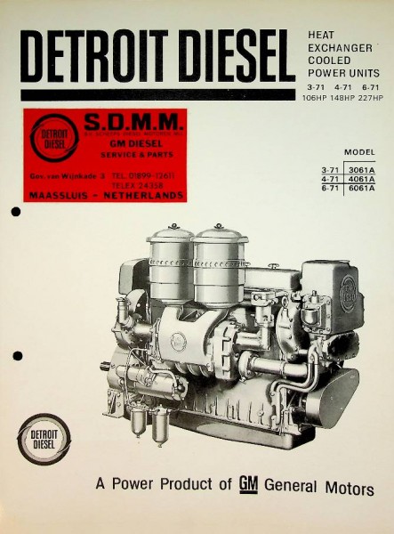 Brochure Detroit Diesel, heat exchanged cooled power units | Webshop Nautiek.nl