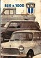 British Leyland - Mini 850 en 1000. Saloon, Van, Pick-up
