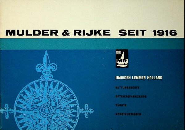 Brochure Mulder & Rijke sinds 1916