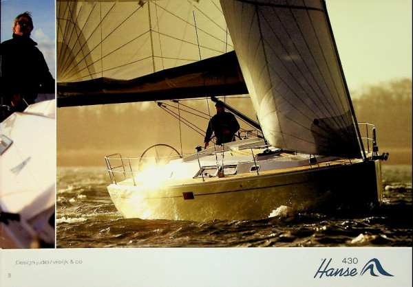 Original Brochure Hanse 430 Sailing Yacht