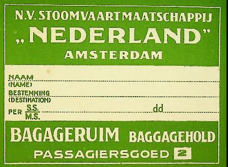 Bagage label SMN Bagageruim passagiersgoed-2