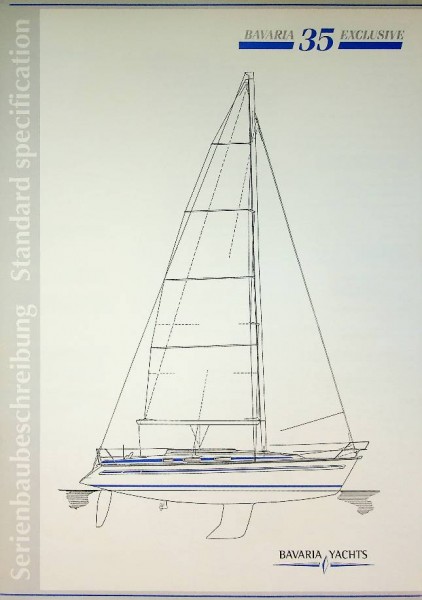 Original brochure Bavaria 35 Exclusive specifications