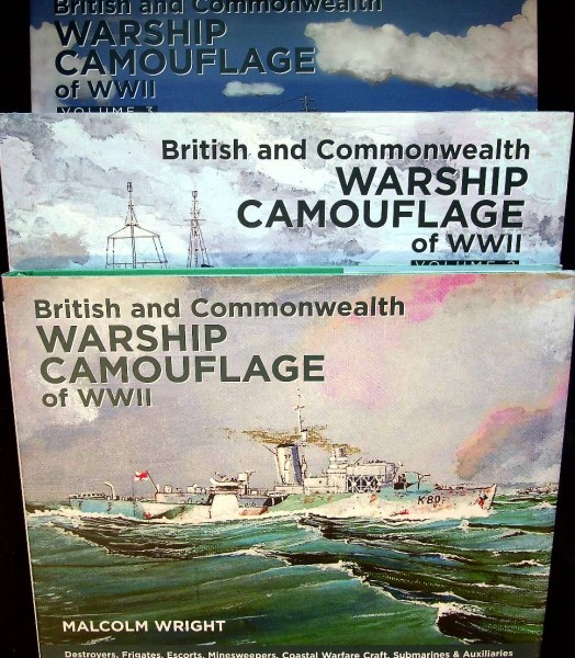 British and Commonwealth Warship Camouflage of WWII (3 books complete)