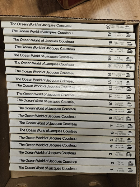 The ocean world of Jacques Cousteau (20 volumes complete)