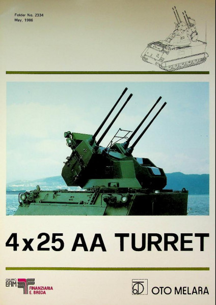 Brochure Oto Melara 4x25 AA Turret