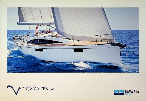 Original brochure Bavaria Vision range sailboats 2013