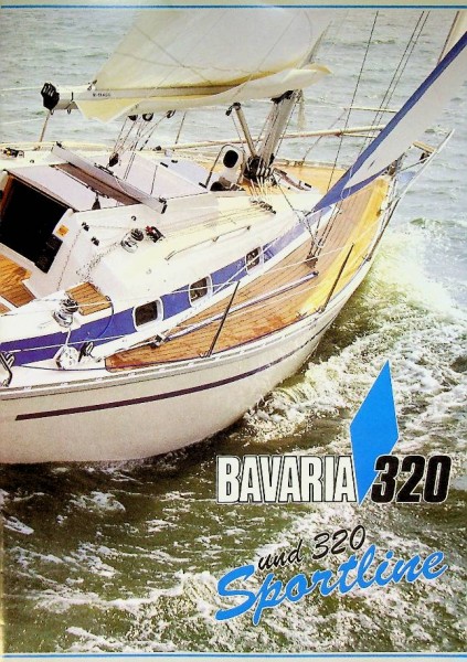 Original brochure Bavaria 320 und 320 Sportline