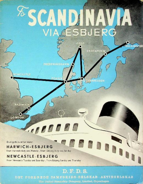 Brochure DFDS 1953