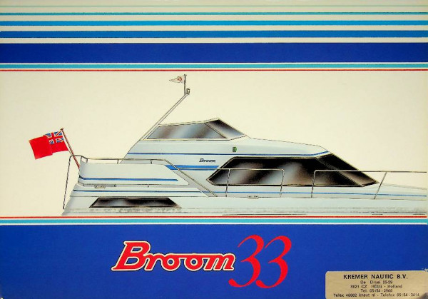 Original Brochure Broom 33