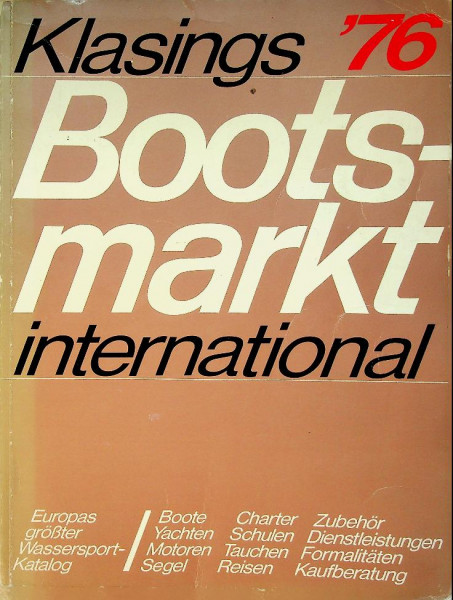 Klasings Bootsmarkt International 1976